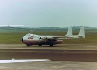 G-BEOZ @ EINN - Taken from outdoor viewing balcony, now closed. (Scanned image) - by Noel Kearney