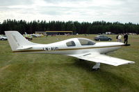 LN-AUD @ ESSF - Norwegian Lancair 320 at Hultfred airfield, Sweden. - by Henk van Capelle