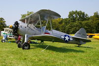 N44SN @ IA27 - At the Antique Airplane Association Fly In, PT-17 41-25274