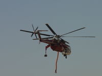 N716HT @ POC - Lift off enroute back to Station Fire - by Helicopterfriend