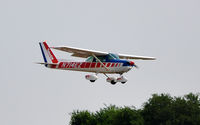 N714EZ @ KLNC - Cessna 150 on short final at KLNC during Warbirds on Parade 2009. - by TorchBCT