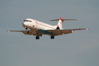 OE-LVL @ EBBR - arrival of flight OS367 to rwy 25L