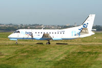 G-LGNM @ EGBB - Loganair / Flybe SF340 at Birmingham - by Terry Fletcher