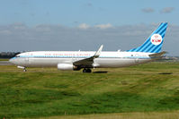 PH-BXA @ EGBB - KLM's Retro scheme B737 at Birmingham - by Terry Fletcher