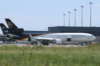 N271UP @ DFW - UPS ramp at DFW - by Zane Adams