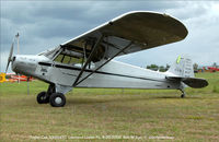 N664TC @ LAL - storm couds over Taylor Cub - by J.G. Handelman