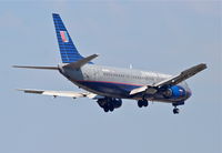 N328UA @ KORD - United Airlines Boeing 737-322, N328UA RWY 10 approach KORD - by Mark Kalfas