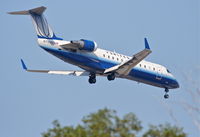 N75991 @ KORD - Mesa Airlines/United Express CL-600-2B19, N75991 RWY 10 approach KORD - by Mark Kalfas