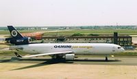 N702GC @ EDDF - MD-11F c/n 48435   (Scanned Image)