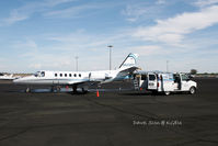N550PF @ KGEU - clear the aircraft - by Dawei Sun
