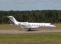 N436QS @ EGLF - LINED UP RWY 26 - by BIKE PILOT