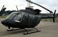 68-16963 @ GREENHAM - OH-58A Kiowa  of the US Army's 503rd Aviation Company on display at the 1979 Intnl Air Tattoo at RAF Greenham Common. - by Peter Nicholson