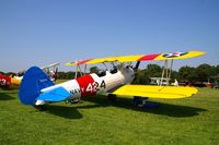 N556DM @ IA27 - At the Antique Airplane Association Fly In.  N2S-3 07977 - by Glenn E. Chatfield