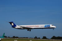 9A-CDE @ EIDW - Landing Rwy 10 - by Noel Kearney
