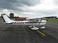 N6488F @ KAXN - On the line. Cessna 150F - by Kreg Anderson