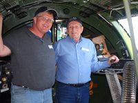 N3193G @ I74 - That's Dad, a WW2 veteran, and me somewhere over western Ohio.