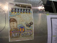 44-85813 @ I74 - A tribute to Art Kemp, B17 tail gunner credited with shooting down two German fighters minutes apart on the same mission. - by Bob Simmermon