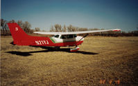 N21YJ @ OK39 - Aircraft destroyed by fire at Arlington, TX airport, 2005 - by Ron Judy