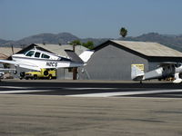 N2CS @ SZP - 1973 Beech V35B BONANZA, Continental IO-520-B 285 Hp, landing Rwy 22 - by Doug Robertson