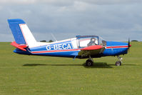 G-BECA @ EGBK - Visitor to the 2009 Sywell Revival Rally - by Terry Fletcher