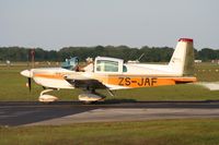 ZS-JAF @ LAL - VEEEERY far from home, a South African registered AA-5 at Sun N Fun