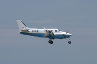 N20 @ AFW - FAA Kingair landing at Alliance Fort Worth - by Zane Adams