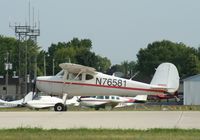 N76581 @ KOSH - Cessna 140 - by Mark Pasqualino