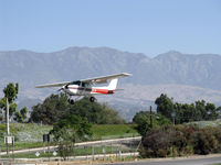 N5443L @ SZP - 1980 Cessna 152 II, Lycoming O-235-L2C 110 Hp (high compression engine for 100LL), 28 volt ignition, on final for Rwy 22 - by Doug Robertson