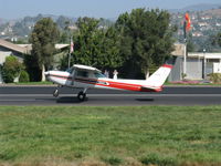 N5443L @ SZP - 1980 Cessna 152 II, Lycoming O-235-L2C 110 Hp, takeoff roll Rwy 22 - by Doug Robertson