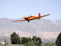 N1700F @ SZP - 1967 Sportavia-Putzer FOURNIER R.F.4.D motor-glider, Rectimo (VW) 4AR 1200 modified to 1,400 c.c. 40 Hp, on final Rwy 22 - by Doug Robertson