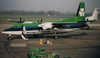 EI-FKE @ EIDW - Fokker 50 c/n 20208 Operated by EIN 1991-2001 (Scanned Image) - by Noel Kearney
