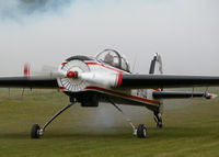 G-YKSS @ EGHP - JUST TESTED THE SMOKE. PREV. REG. RA-44525. POPHAM RUSSIAN AIRCRAFT FLY-IN - by BIKE PILOT