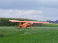 N815B @ D52 - Departing BBQ Chicken & Corn Roast at Geneseo. - by Terry L. Swann