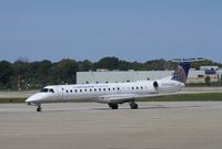 N14573 @ KCLE - EMB-145LR