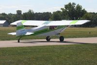 N742MG @ I74 - Departing the MERFI fly-in, Urbana, Ohio.