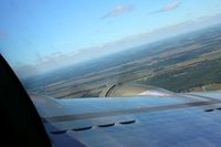N3193G - View out the right side over western Ohio at 2500'.