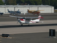 N5873F @ KSMO - N5873F arriving on RWY 21 - by Torsten Hoff