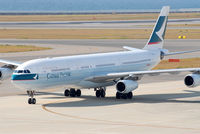 B-HXL @ RJGG - Cathay Pacific A340-300 - by J.Suzuki