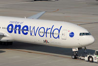 JA752J @ RJGG - JAL B777-300 One World c/s - by J.Suzuki