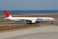 JA752J @ RJGG - JAL b777-300 One World c/s - by J.Suzuki