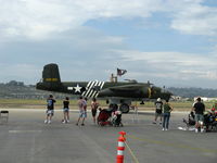 N30801 @ CMA - 1944 North American TB-25N MITCHELL 'Executive Sweet', two Wright Cyclone R-2600s 1,700 Hp each, taxi - by Doug Robertson