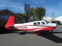 N2928L @ I12 - On the ramp at Sidney, Ohio during the EAA fly-in. - by Bob Simmermon