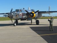 N3774 @ I12 - Clear to start No. 1 on the ramp at Sidney, Ohio during the EAA fly-in. - by Bob Simmermon