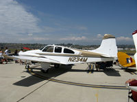 N234M @ CMA - 1963 Beech D95A TRAVEL AIR, two Lycoming IO-360-B1A 180 Hp each - by Doug Robertson