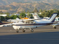 N6006P @ POC - Parked in Brackett Transient Parking - by Helicopterfriend