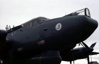 WL795 @ EGQS - Shackleton AEW.2 of 8 Squadron on display at the 1981 RAF Lossiemouth Airshow. - by Peter Nicholson