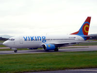 SE-RHV @ EGCC - Boeing 737, c/n 28567, about to depart - by John1958
