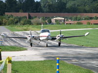 N654DE @ KOQN - Just landed taxiing around - by Sam Andrews