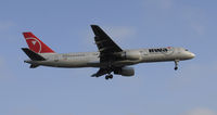 N503US @ KLAX - Landing 24R at LAX - by Todd Royer