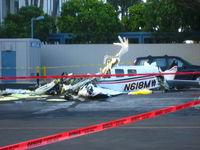 N618MW @ KHHR - Lost power on takeoff then crashed adjacent to the airport. - by N72922